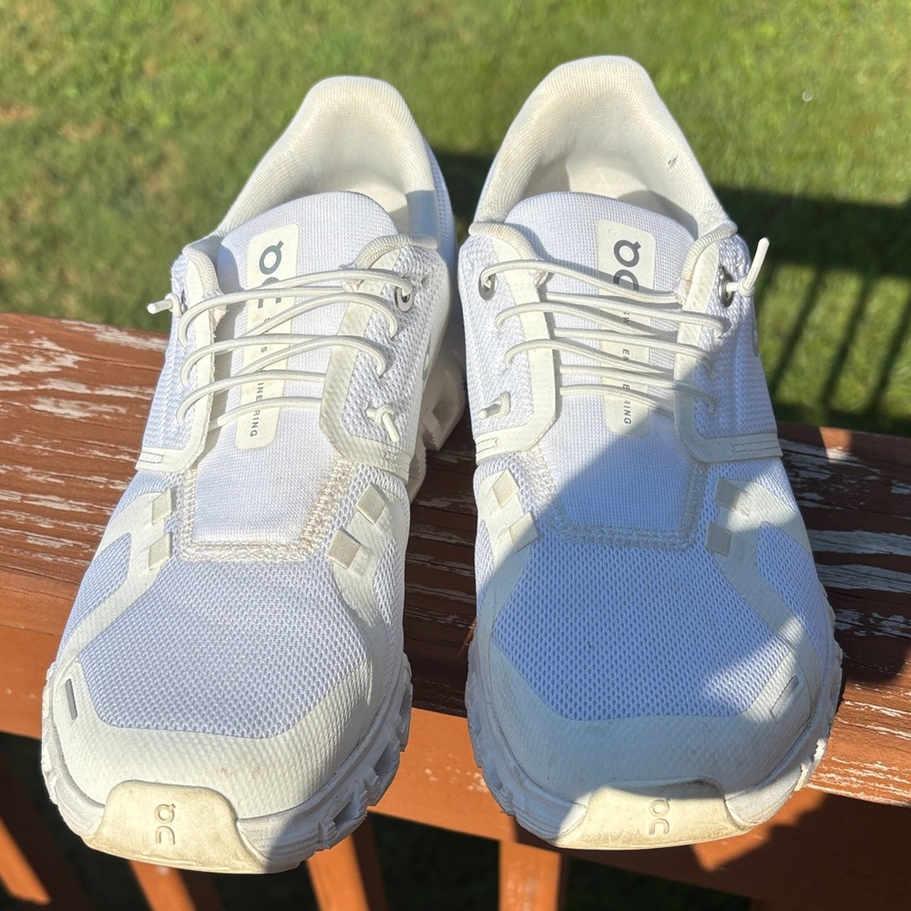 On Running Women's White Athletic Shoes